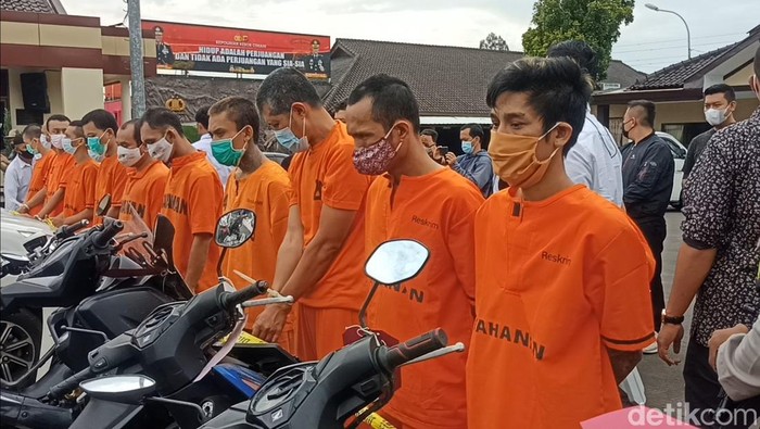 Polres Cimahi Tangkap Pelaku Pencurian Motor