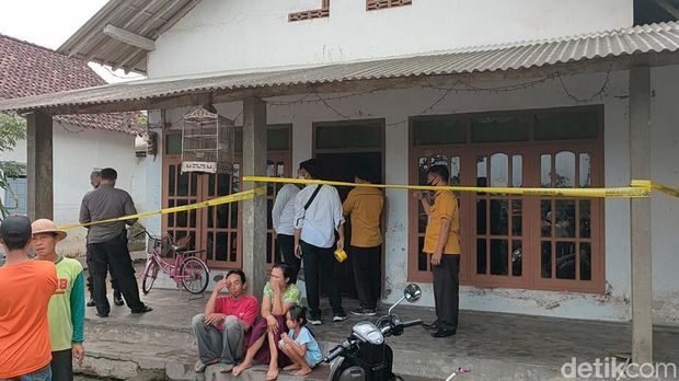 Rumah pelaku pembacokan di Kediri