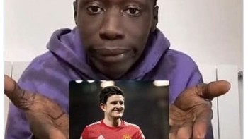 Netizen serentak menuding Maguire sebagai biang keladi. Foto: Twitter