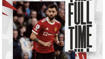 Gagal maning, begitu ungkapan yang tepat saat Manchester United gagal mengandaskan Manchester City. Kalah telak pula. Foto: Twitter