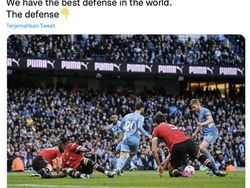 MU Dihajar City, Ini Meme Maguire dan De Gea Habis Diolok-olok