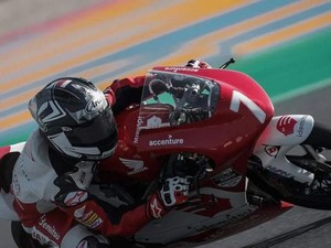 Dianggap Mirip Marquez! Pebalap Wonosari Ini Kibarkan Merah Putih di Qatar
