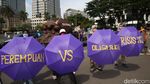 Ada Gurita Raksasa dalam Aksi Hari Perempuan Sedunia