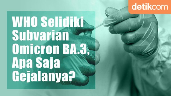WHO Selidiki Omicron BA.3, Varian Apa Lagi Sih?