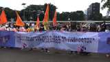 Buruh Perempuan Demo di DPR, Tuntut Pengesahan RUU TPKS & Upah Layak
