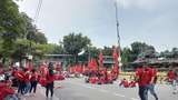 Ada Demo Buruh, Jalan Medan Merdeka Barat Jakpus Ditutup