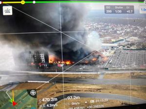 Aksi Drone Pengintai Rusia Si Pengarah Serangan Udara di Ukraina