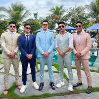 Aktor dan model 25 tahun itu juga memakai kacamata hitam bergaya aviator. (Foto: Instagram/@bramastavria)