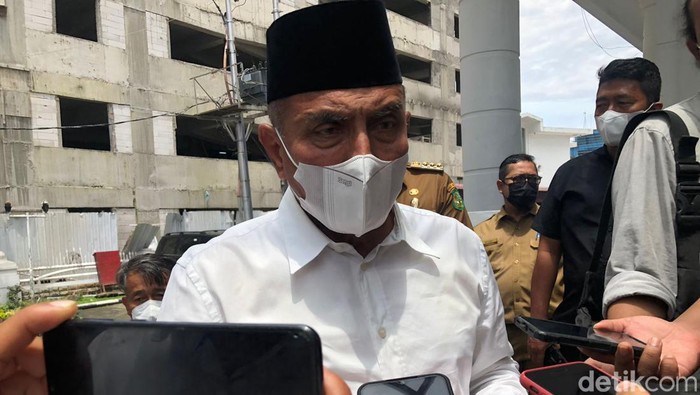 Gubsu Edy Rahmayadi (Ahmad Afrah/detikcom)
