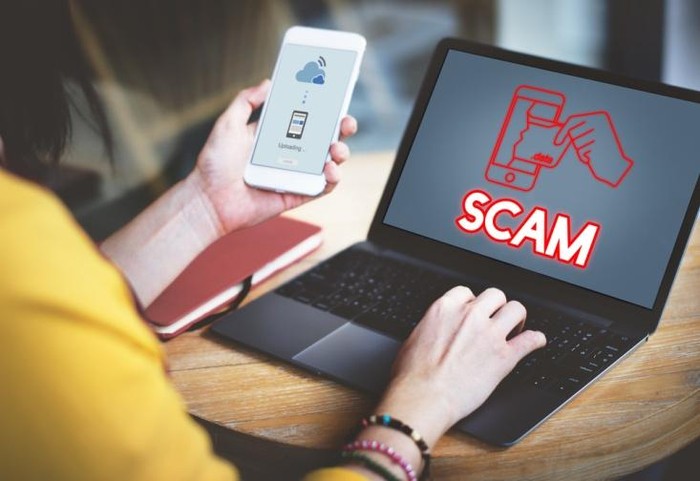 Ilustrasi pembobolan akun atau scam.