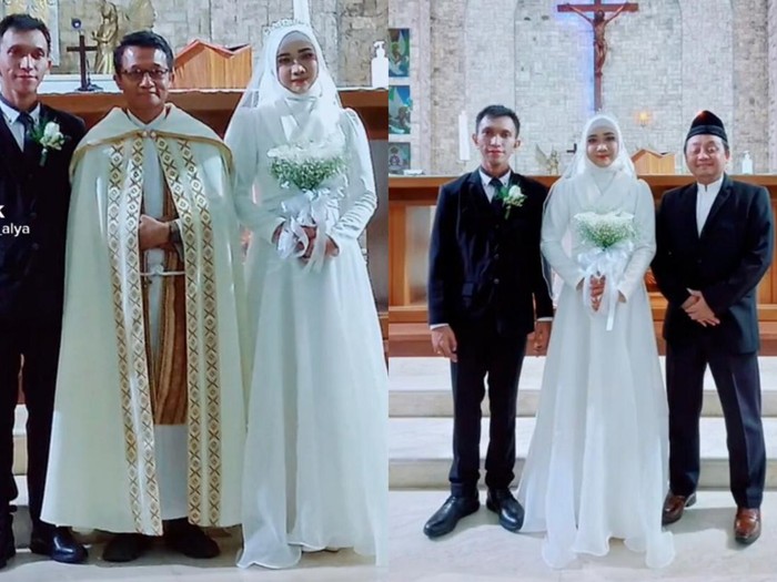 Kisah pasangan viral di media sosial. Kisah pasangan viral di media sosial.