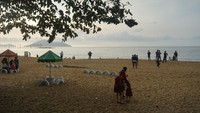 Buat traveler yang belum tahu, kota Singkawang ternyata punya garis pantai yang cukup panjang. Banyak pantai-pantai cantik di sini. Salah satunya yang cukup terkenal adalah pantai Samudra Indah. 