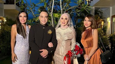 8 Foto Resepsi Pernikahan Venna Melinda-Ferry Irawan, Digelar Simpel di Bali