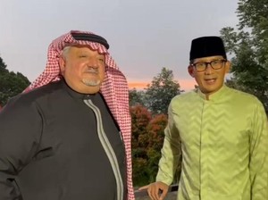 Sandiaga Uno Rayu Arab Saudi Ikut Bangun Kereta Gantung di Puncak