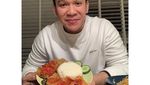 Sibuknya Jordi Onsu Saat Promosikan Ayam Geprek Bensu di Paris