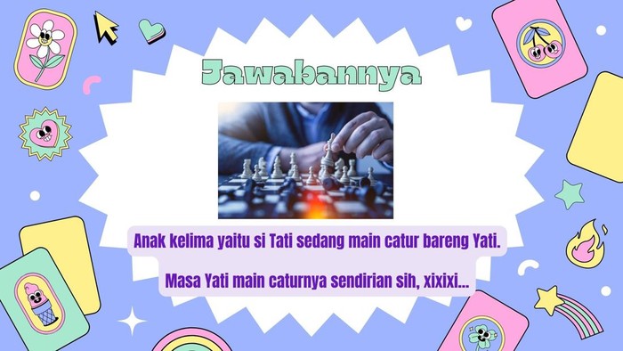 Tebak-tebakan ini sih masih sangat receh dan gampang pasti buat kamu yang cerdas. Tapi, kira-kira kamu tahu nggak nih jawabannya?]