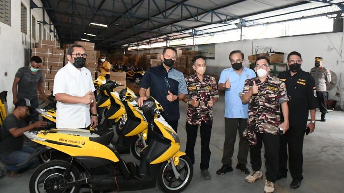 Uji tipe motor listrik Bike Smart