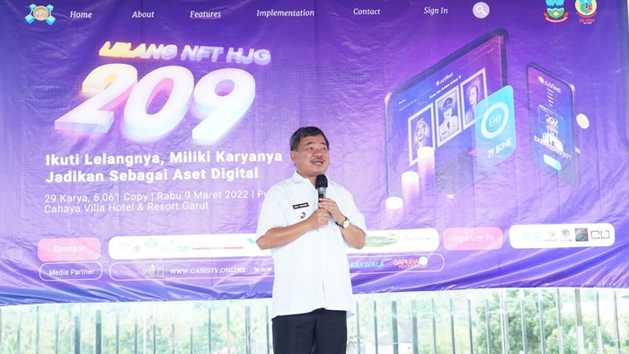 29 Karya Digital NFT Hari Jadi Garut Ke-209 Dilelang, Ini Kata Bupati