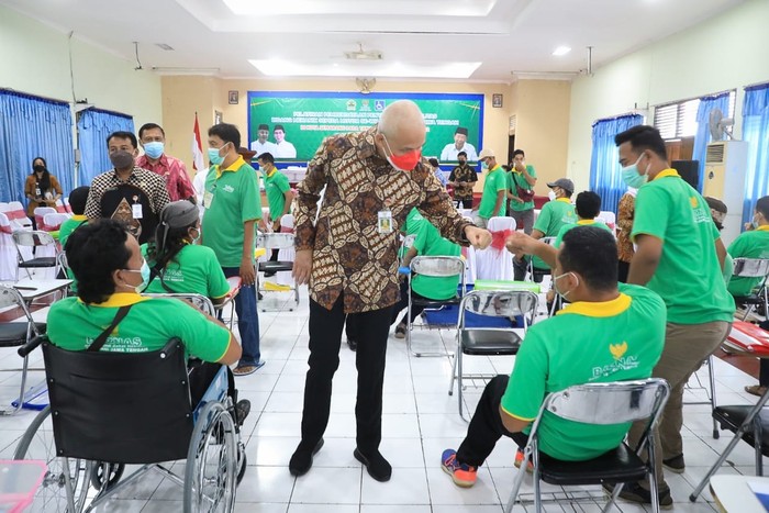 Ganjar Minta Pelatihan Difabel Pakai Asesmen untuk Optimalkan Skill