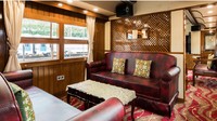 Kereta Wisata Retro merupakan type terbaru yang didesain dengan nuansa klasik dan furnitur retro sehingga bisa memberikan sensasi perjalanan yang unik. Kereta ini sangat cocok untuk yang suka selfie selama perjalanan karena interiornya sangat instagramable. 