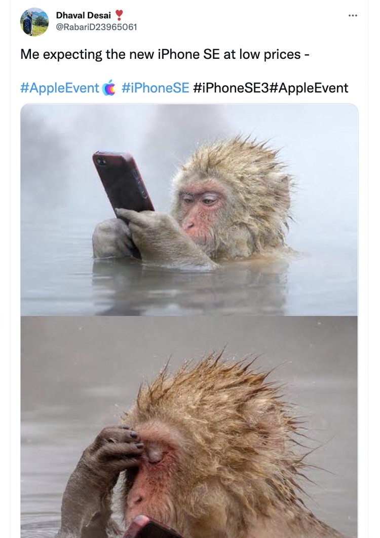 Meme iPhone SE 2022