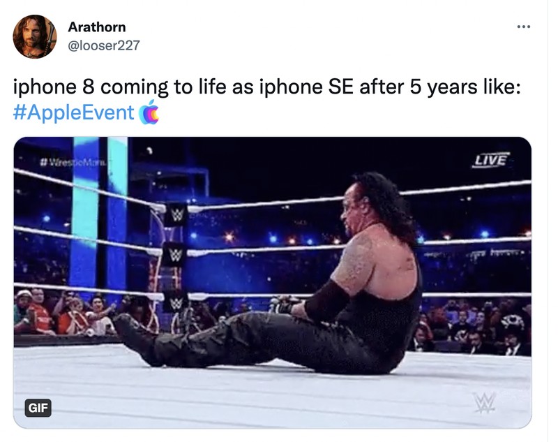 Meme iPhone SE 2022