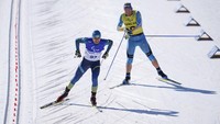 Kini Ukraina berada di posisi kedua di bawah tuan rumah China yang berada di posisi pertama klasemen Paralimpiade Musim Dingin Beijing 2022 dengan total 27 medali. Thomas Lovelock/IOC for OIS via AP. 