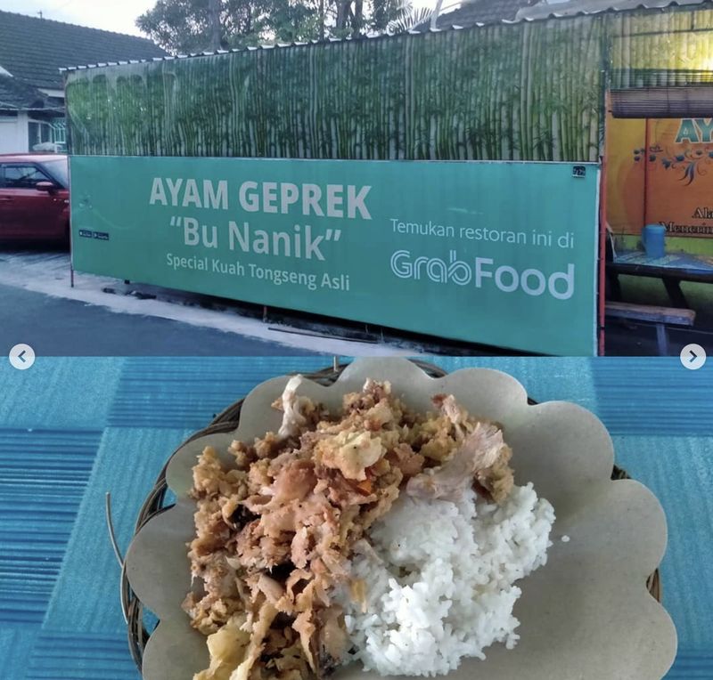 Rekomendasi ayam geprek di Jogja