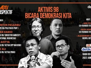Live! Adu Perspektif, Aktivis 98 Bicara Demokrasi Kita