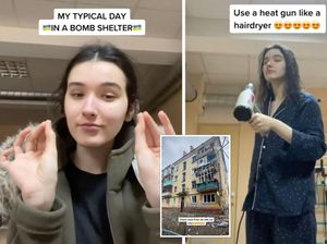 Video Viral Gadis Ukraina Hidup di Bunker Bawah Tanah