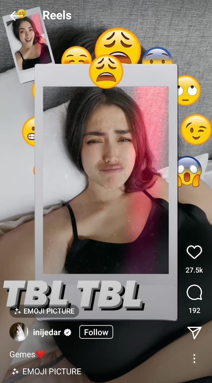 Efek Instagram populer.