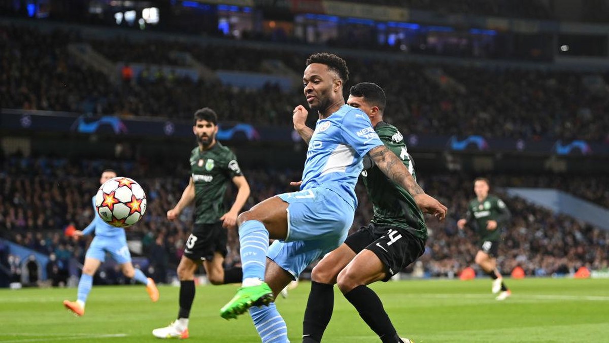 Manchester City vs Sporting CP 0-0 di babak pertama (Foto: Getty Images/Shaun Botterill)