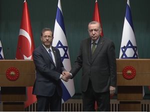 Bertemu Presiden Israel, Erdogan Singgung Soal Konflik di Palestina