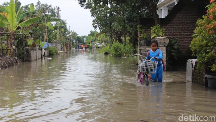 Dua sungai di Jombang meluap, banjir melanda 8 desa yang ada di Jombang