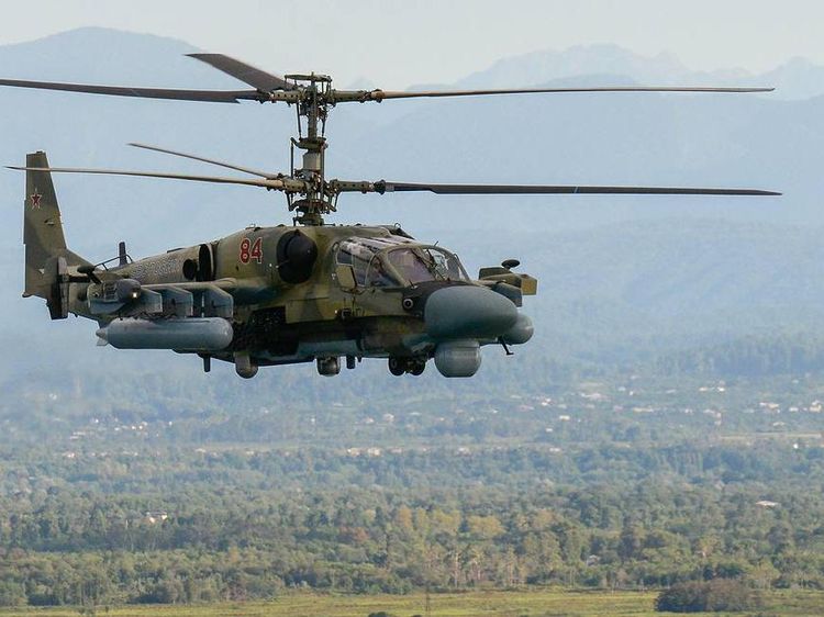 Ini Helikopter Ka-52 Alligator Milik Rusia yang Lawan Mobil Lapis Baja Ukraina
