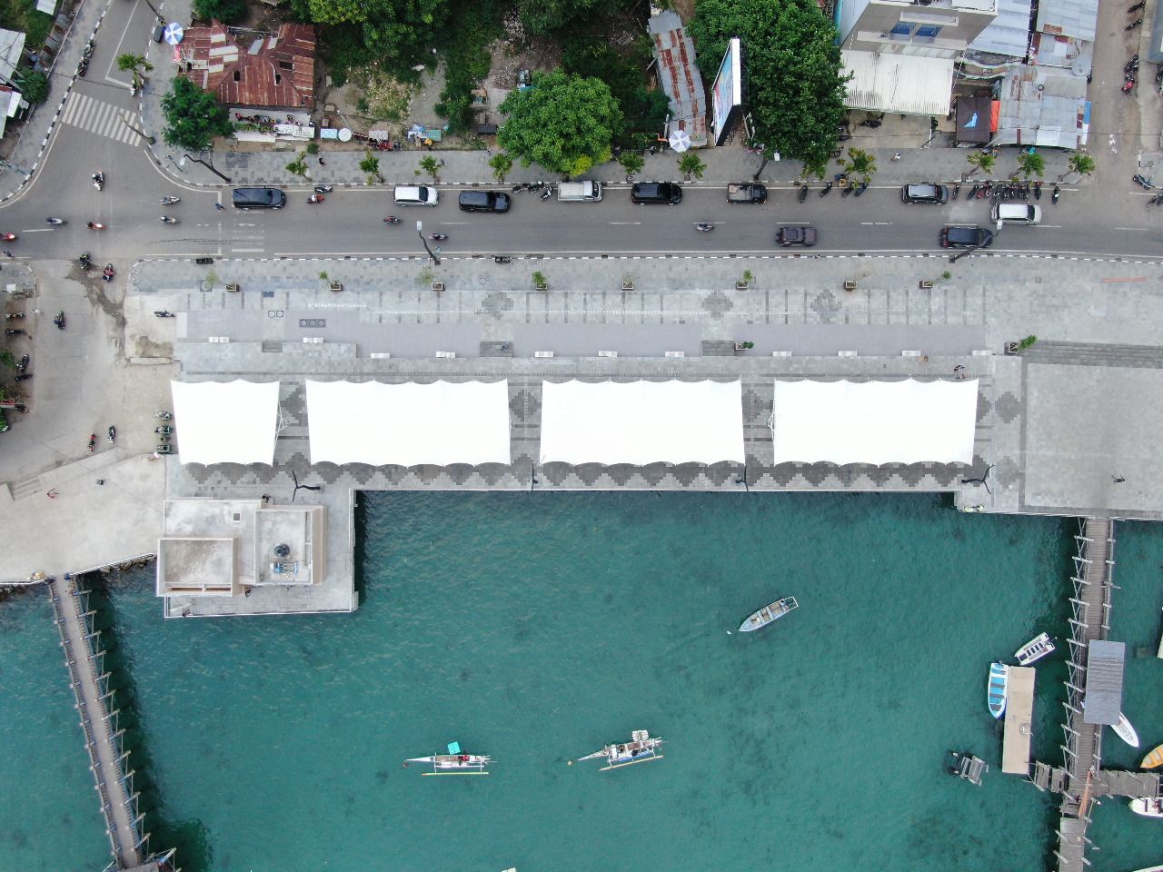 Kawasan Strategis Pariwisata Nasional (KSPN) Pantai Marina Bukit Pramuka di Labuan Bajo, NTT.