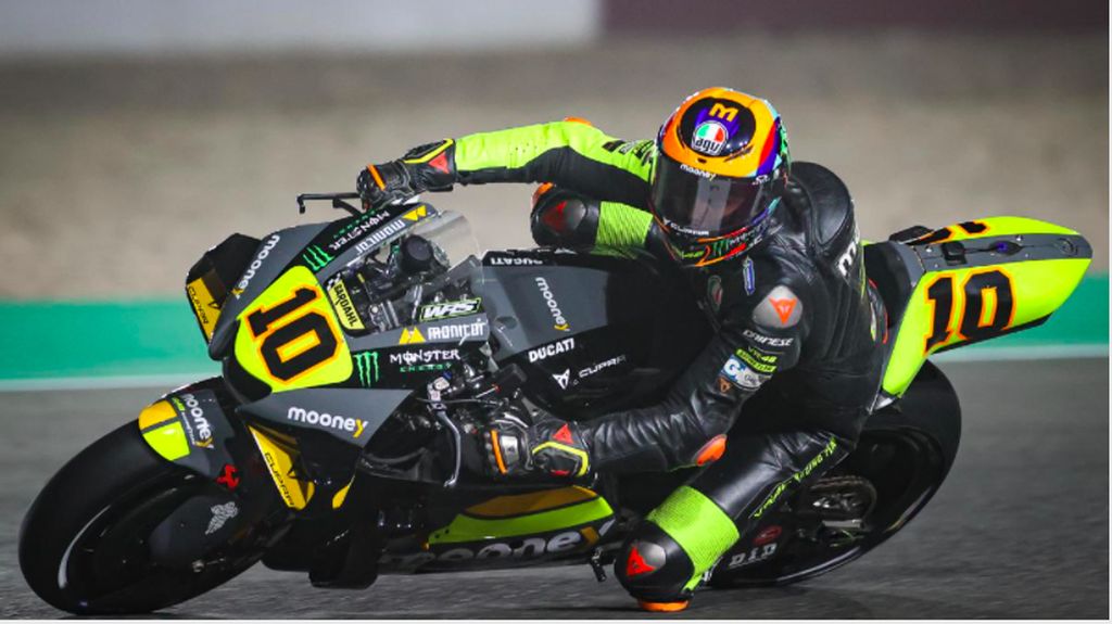 Adik Valentino Rossi Kesusahan Kendarai Motornya di MotoGP Gara-gara Winglet Copot