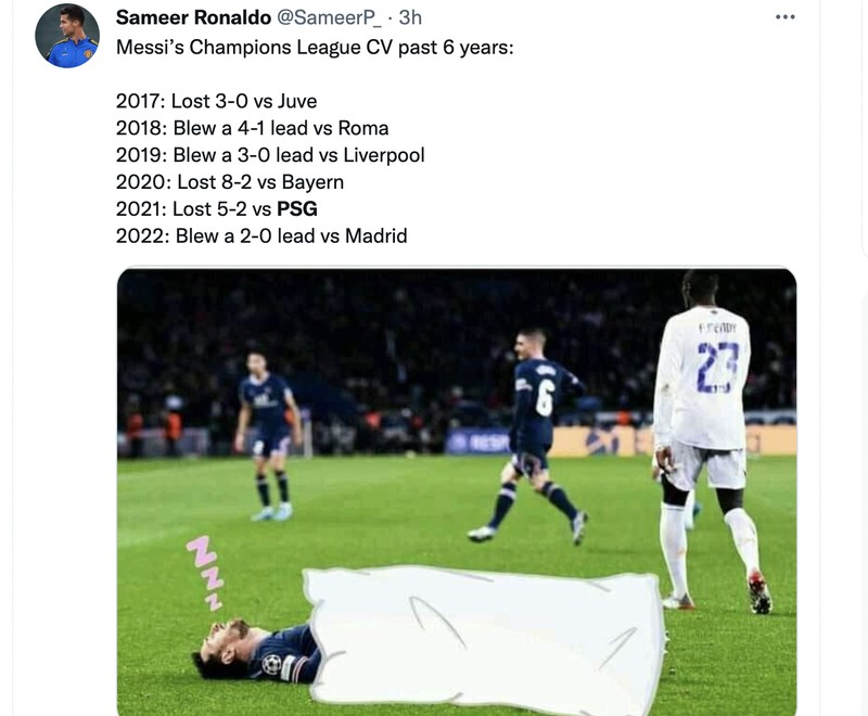 Meme PSG Messi