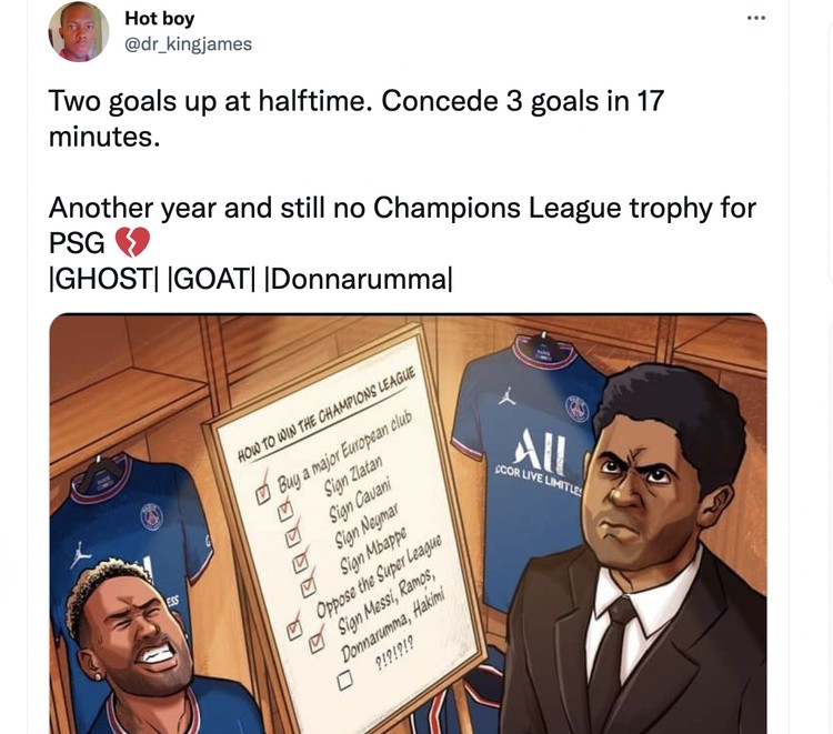 Meme PSG Messi