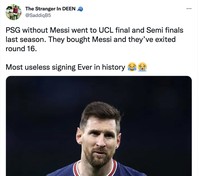 Meme PSG Messi