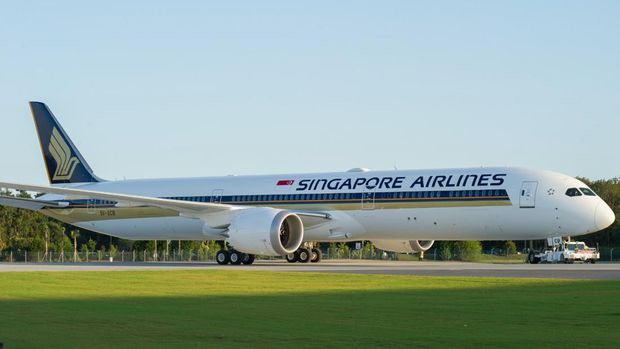 Pesawat Singapore Airlines Boeing 787
