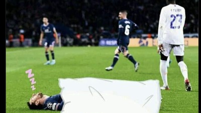 Ragam Meme Messi Usai PSG Kandas, Dibilang Tidur Lawan Madrid
