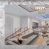 Begini penampakan desain lantai 2 di rumah Indra Kenz. Rumah dengan luas 700 meter persegi yang terdiri dari 3 lantai itu juga akan dilengkapi dengan berbagai fasilitas-fasilitas seperti kolam renang, ruang karaoke, dan rooftop untuk bersantai. Foto: YouTube