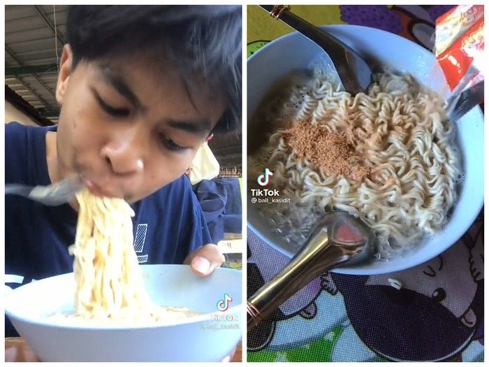 Cara aneh masak mie instan