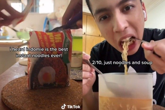 Cara aneh masak mie instan
