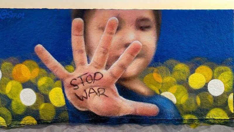 Deretan Mural Dukungan untuk Ukraina dari Berbagai Penjuru Dunia