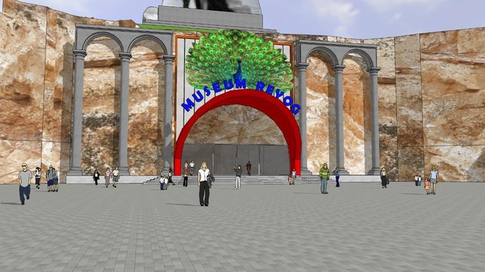 Desain pembangunan Monumen Reog Ponorogo