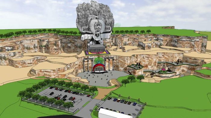 Desain pembangunan Monumen Reog Ponorogo