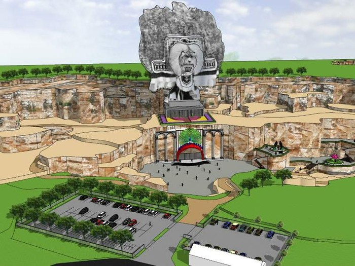 Desain pembangunan Monumen Reog Ponorogo