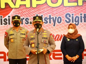 Kapolri Kejar Target Akselerasi Vaksinasi Booster Jelang Bulan Ramadan